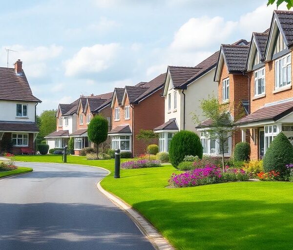 Detached and semi detached houses