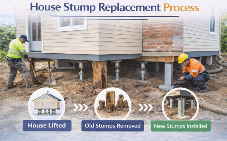 House Stump Replacement House Stump Replacement