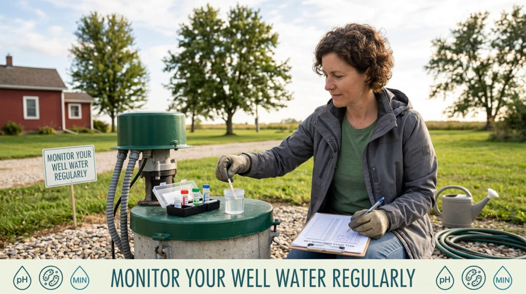 monitor your well water regularly