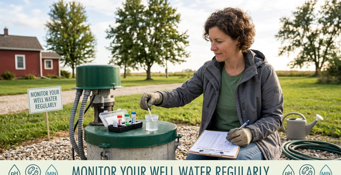 monitor your well water regularly