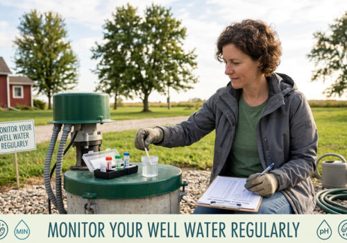 monitor your well water regularly