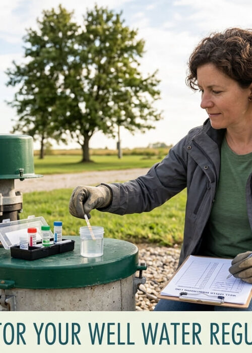 monitor your well water regularly