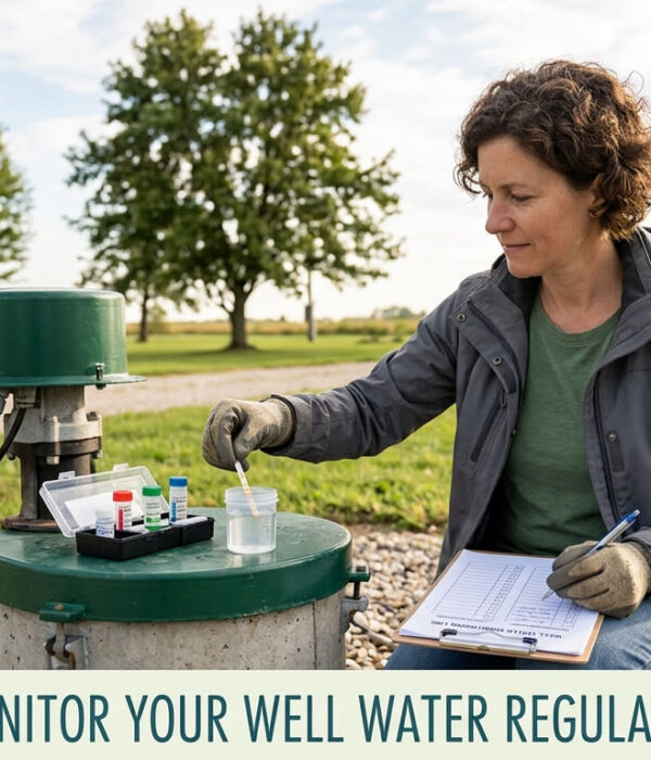 monitor your well water regularly