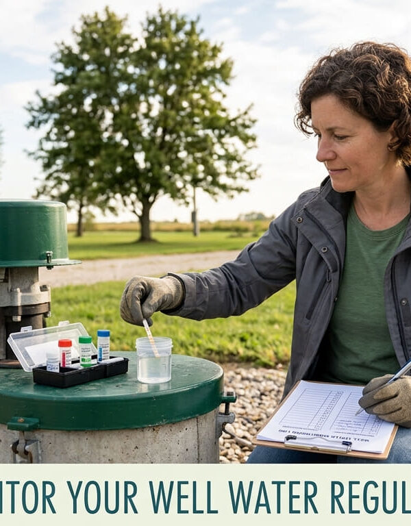 monitor your well water regularly