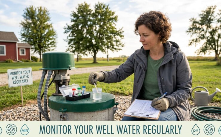 monitor your well water regularly
