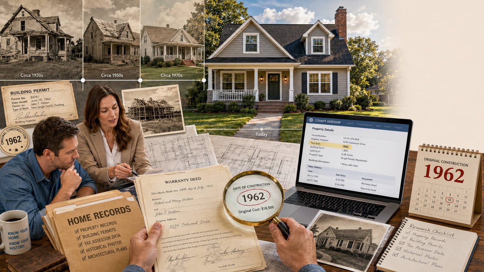 How do I find out when my home was built How do I find out when my home was built