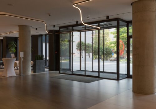 Automatic Sliding Glass Door